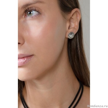 Серьги Ciclon, Sophie, монета, металл, CN-245601 серебристый